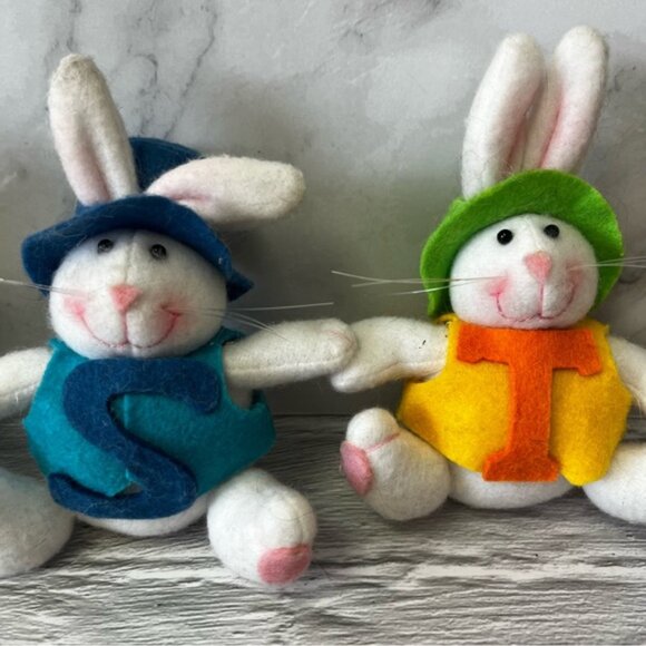 Easter Bunny Plush Garland Spring - Picture 3 of 8